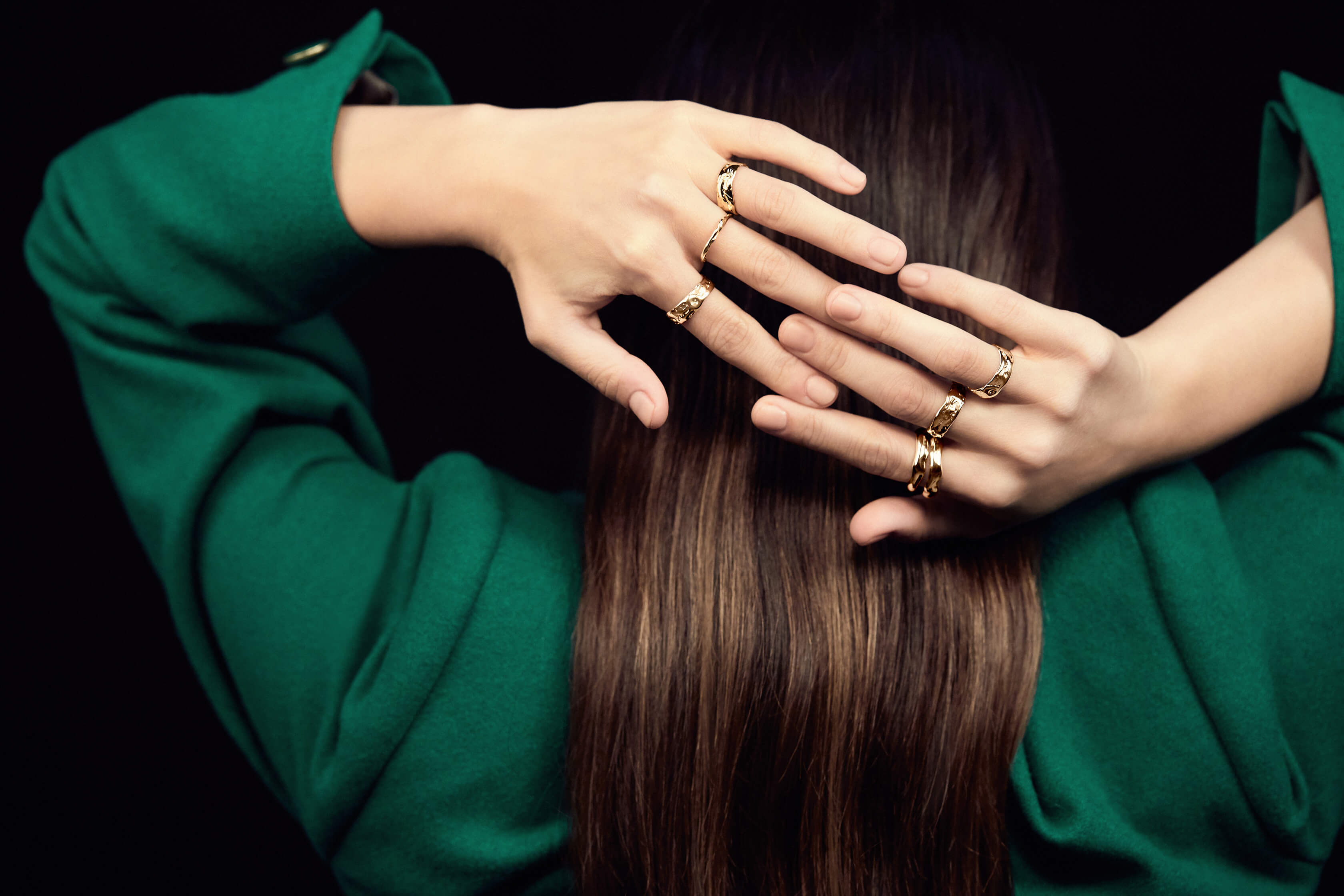 Doublemoss Jewelry - The Chain Ring Collection